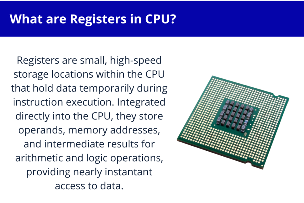 Three Types of Data Storage - What are Registers in CPU?