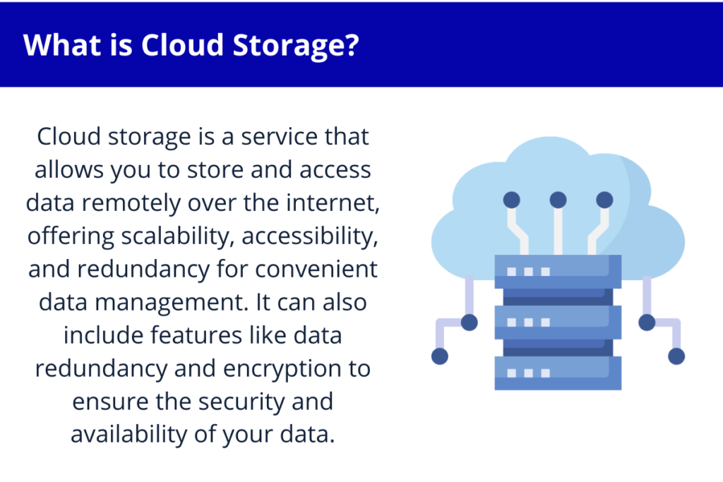 What is data storage? - What it cloud storage?
