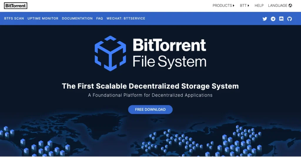 Bittorrent Decentralized Storage Networks