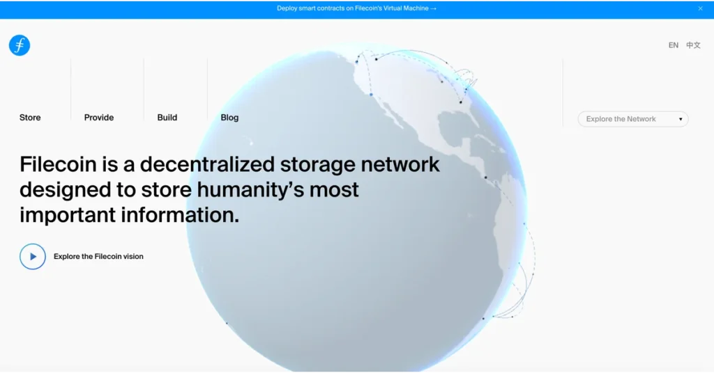 Filecoin Decentralized Storage Networks