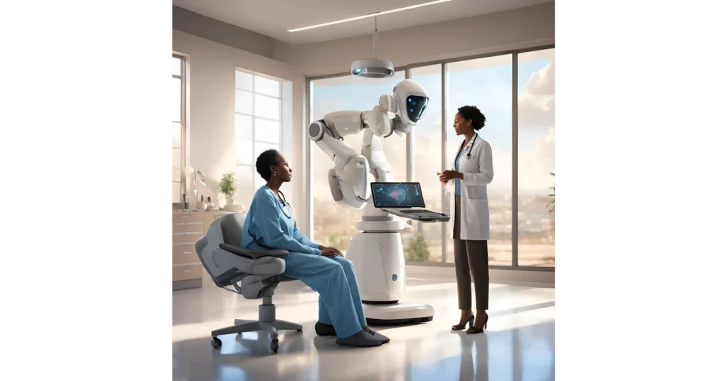 Chatbots in Healthcare: AI Chatbot in Healthcare Clinic Image