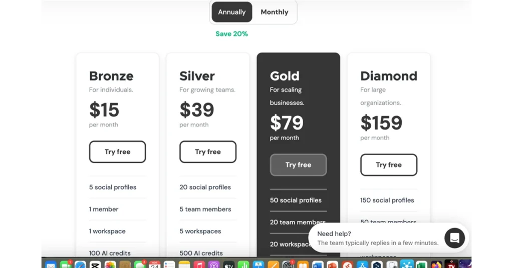 Ocoya pricing