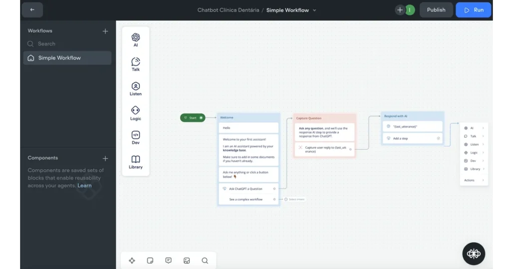 Voiceflow Review Interface